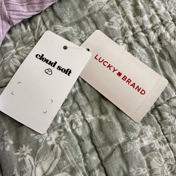 Lucky Brand Cloud Ribbed Mock Neck Top - Picture 10 of 12